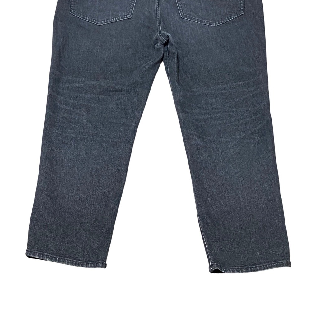 Madewell Perfect Vintage Crop Jeans High Rise Black Wash Denim Size 31P - Picture 10 of 11